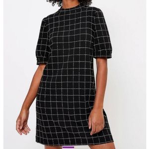 BNWOT Loft Shift Dress Black - 16